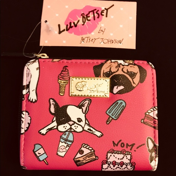 Betsey Johnson Handbags - Betsey Johnson French Bulldog Wallet